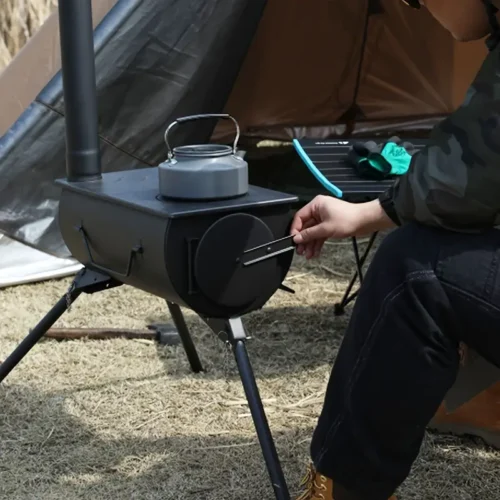Portable Foldable Carbon Steel Camping Stove
