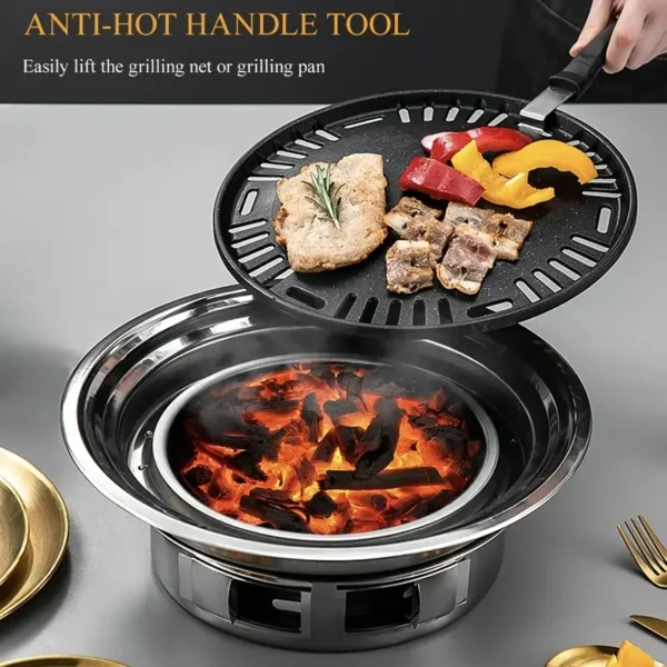 Stainless Steel Charcoal BBQ Grill