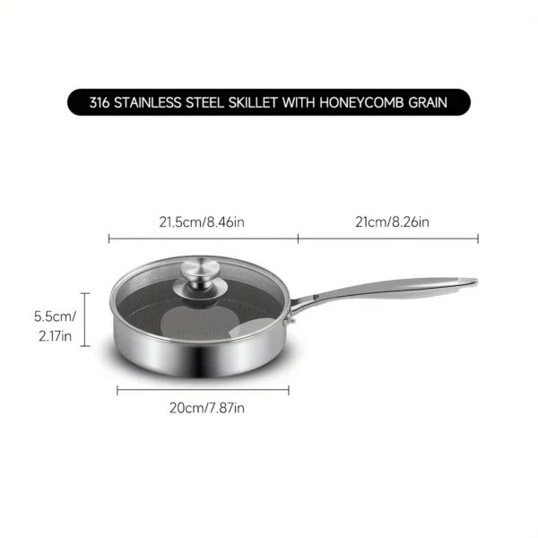 316 Stainless Steel Sauté Pan