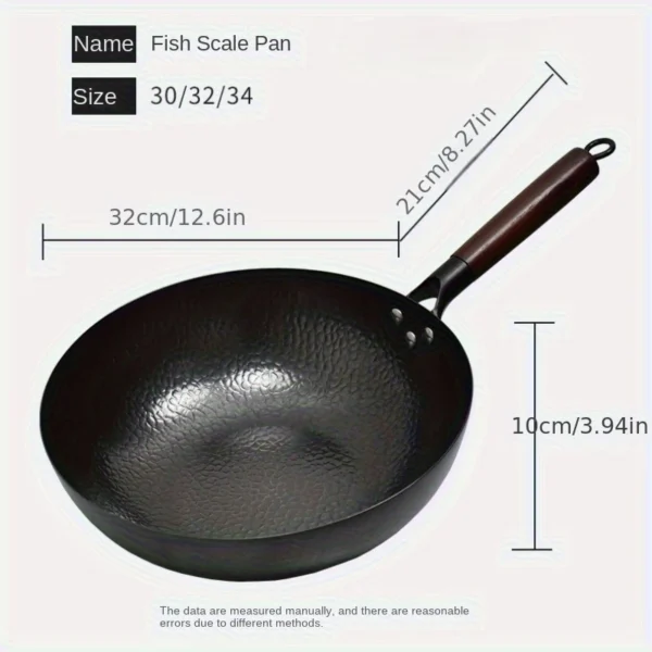 Heavy-Duty Cast Iron Wok