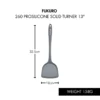 Fukuro 260° Pro Silicone Solid Turner 13" / Kitchen Utensils Stir-Fry Turner Spatula