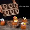 6-Cup Non-Stick Bundt Cake Pan Golden Carbon Steel Mold