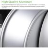 1pc of Odem Round Anodized Aluminum Cake Pan Featuring a Removable Base