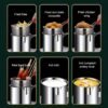 Stainless Steel Deep Fryers with Filter Rack