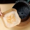 10pcs Non-Stick Air Fryer Liners Brown Paper Sheets for Baking