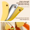 Food Grade Silicone Kitchen Utensils Set (Spatula + Soup Spoon)