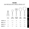 Fukuro 5Pcs Silicone Utensils Set Free Utensils Holder / Heat Resistance Kitchenware