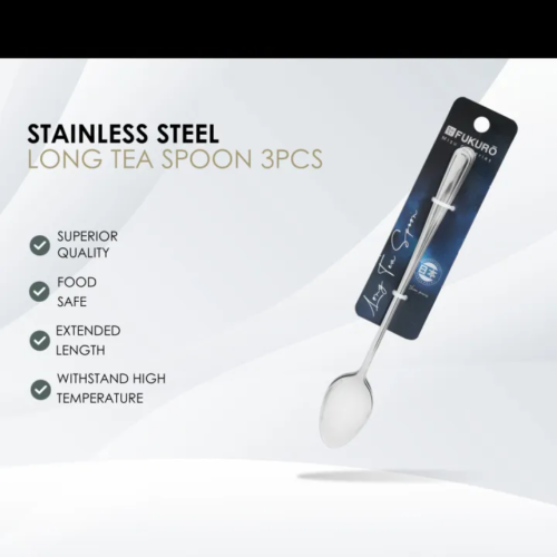 Fukuro Mizu Stainless Steel Long Tea Spoon (3 pcs)