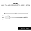 Fukuro Mizu Stainless Steel Long Tea Spoon (3 pcs)